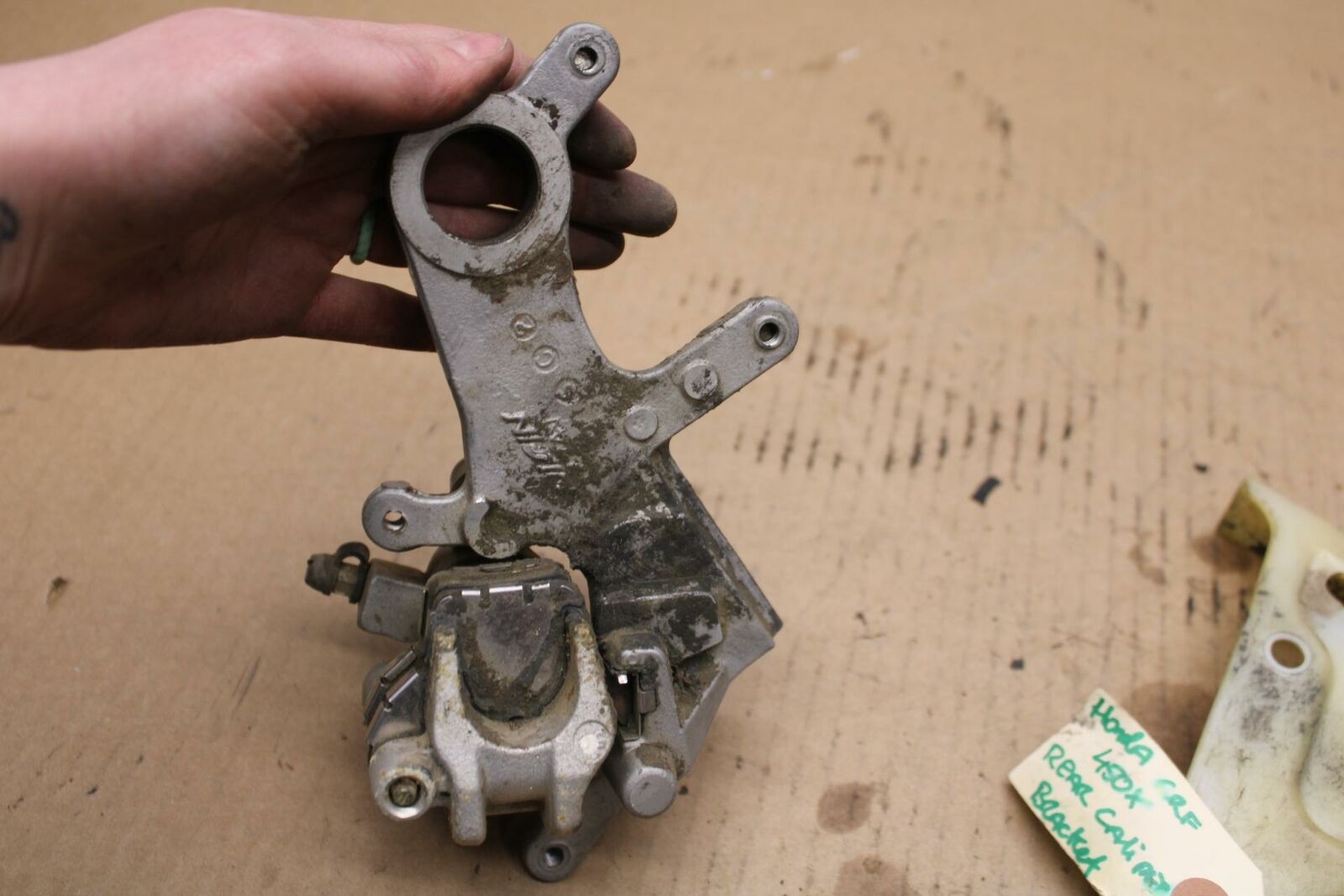 05 HONDA CRF450X REAR BACK BRAKE CALIPER BB01