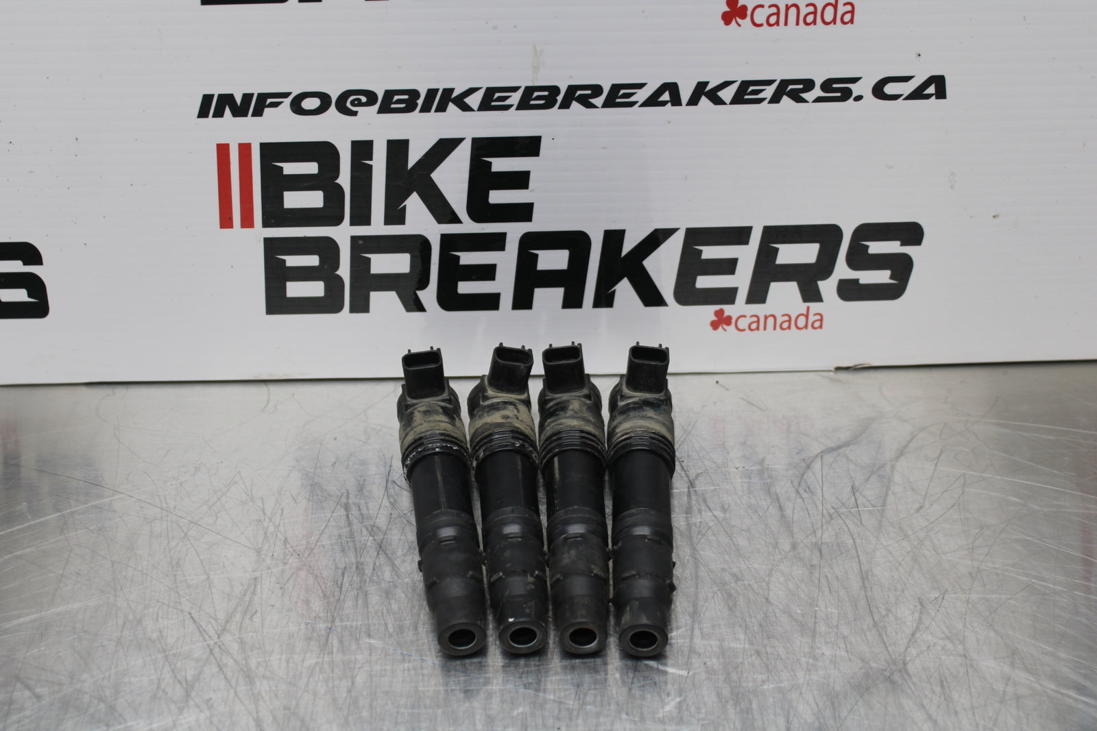04-05 KAWASAKI NINJA ZX10R IGNITION COILS COIL SPARK PLUG CAPS BB163