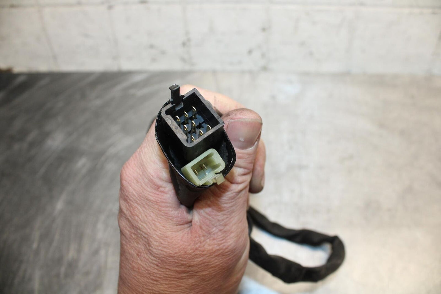 08-12 KAWASAKI NINJA 250R EX250J LEFT CLIP ON HANDLE HORN SIGNALS SWITCH BB496