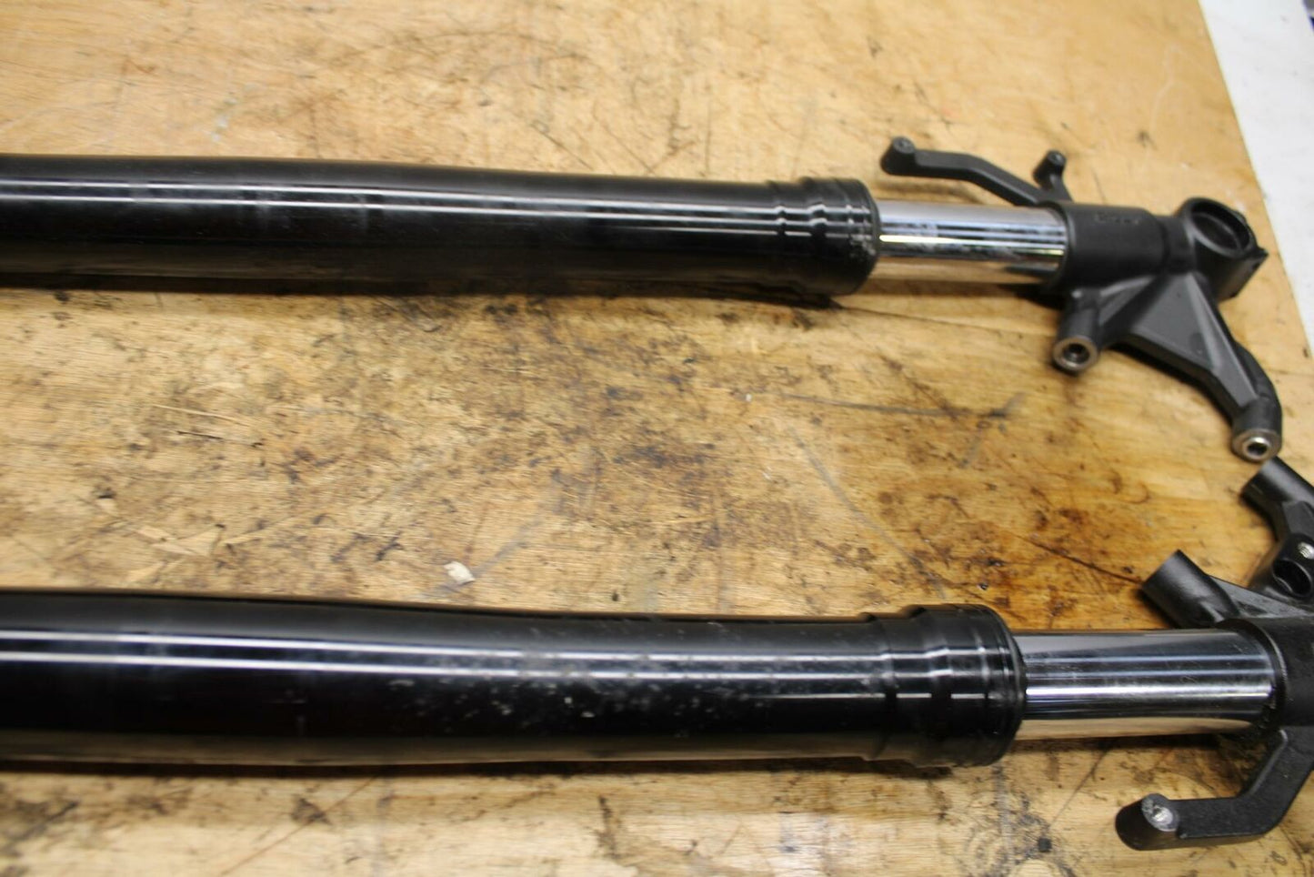 13-18 KAWASAKI NINJA ZX6R FRONT FORKS SHOCK SUSPENSION SET PAIR BB311 #B