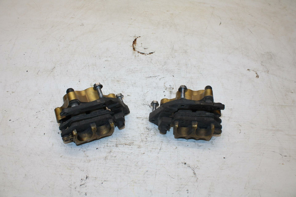 07-16 TRIUMPH STREET TRIPLE RIGHT LEFT FRONT BRAKE CALIPER SET PAIR BB361