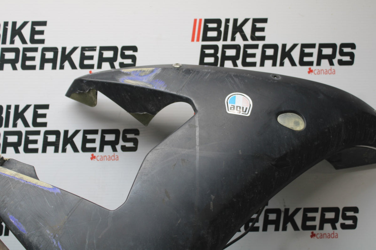05 YAMAHA YZF R6 RIGHT LOWER MID UPPER SIDE FAIRING COWL BB858