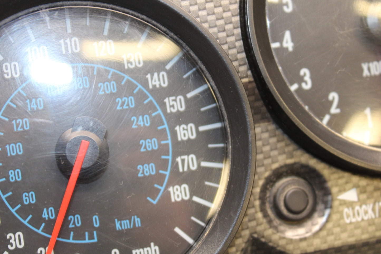 00-05 KAWASAKI NINJA ZX12R SPEEDO TACH GAUGES DISPLAY CLUSTER SPEEDOMETER BB121