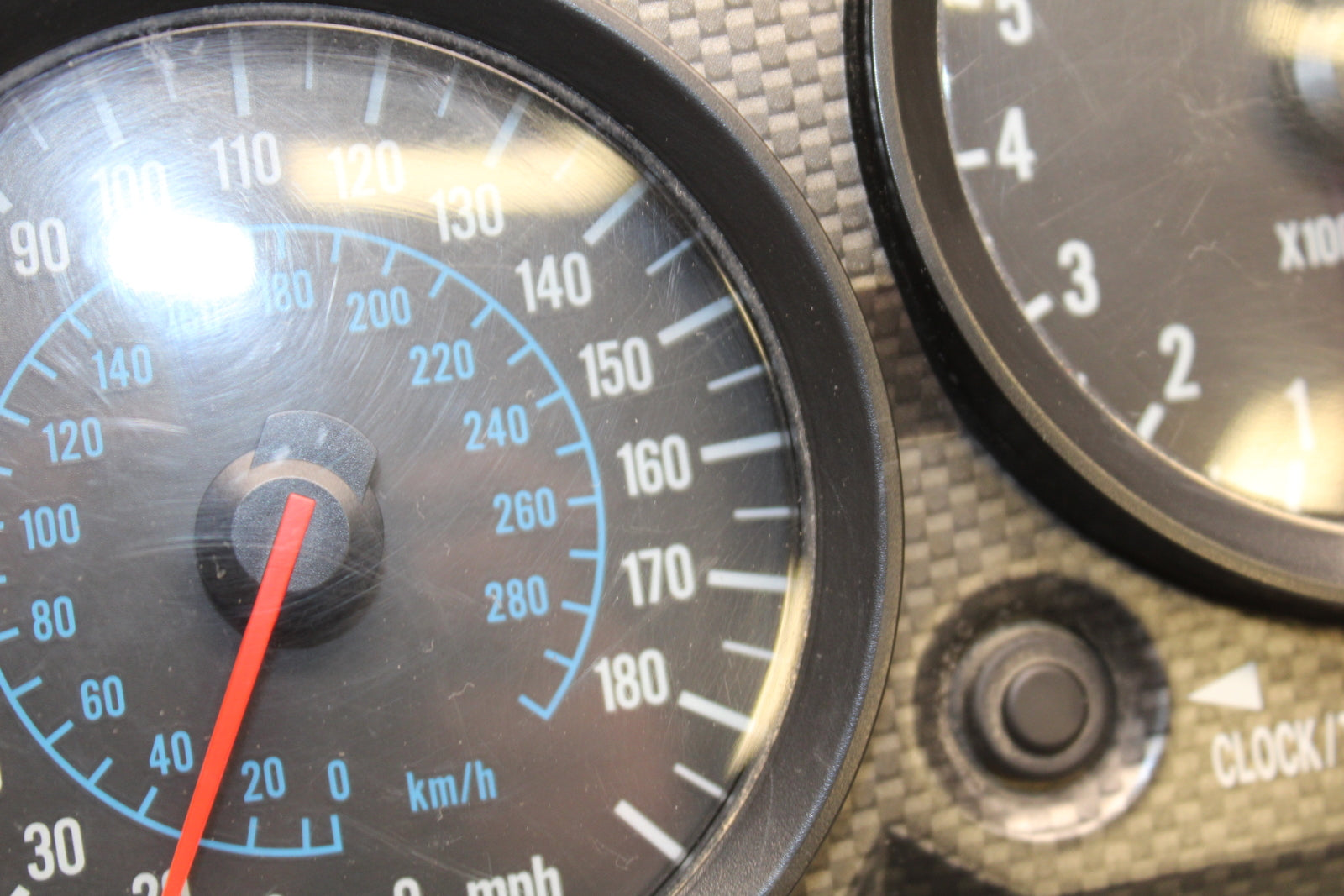 00-05 KAWASAKI NINJA ZX12R SPEEDO TACH GAUGES DISPLAY CLUSTER SPEEDOMETER BB121