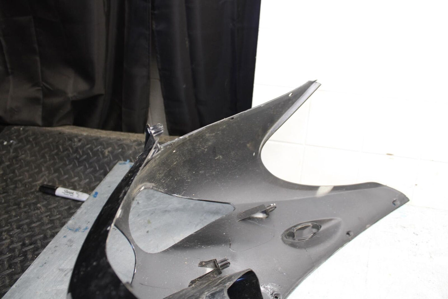 06-07 KAWASAKI NINJA ZX14R AFTERMARKET FRONT UPPER NOSE FAIRING COWL TANK BB433