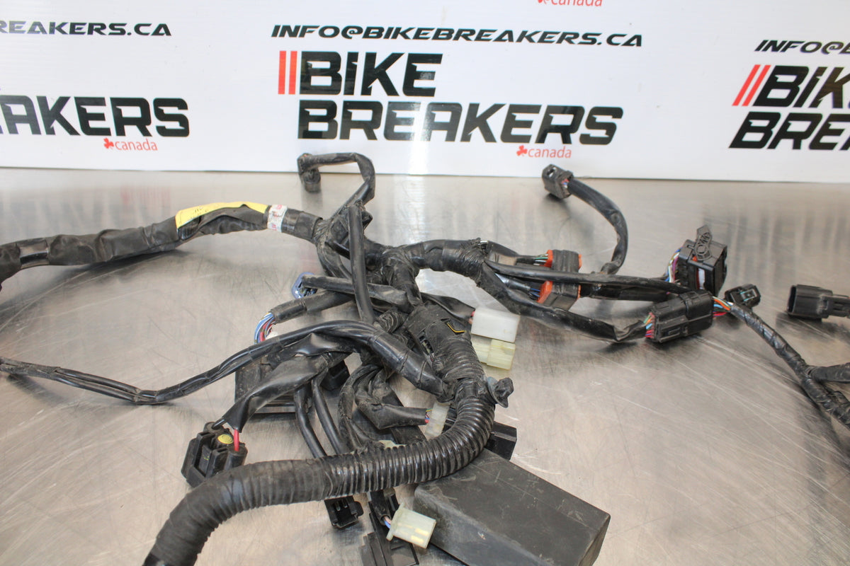 14-17 YAMAHA FZ07 MAIN ENGINE WIRING HARNESS MOTOR WIRE LOOM BB162