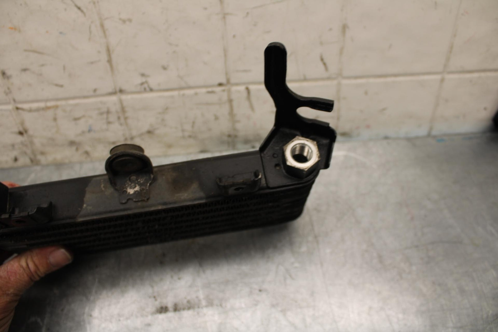 2001 Kawasaki Ninja ZX6 ZX600E ENGINE MOTOR OIL COOLER  BB547