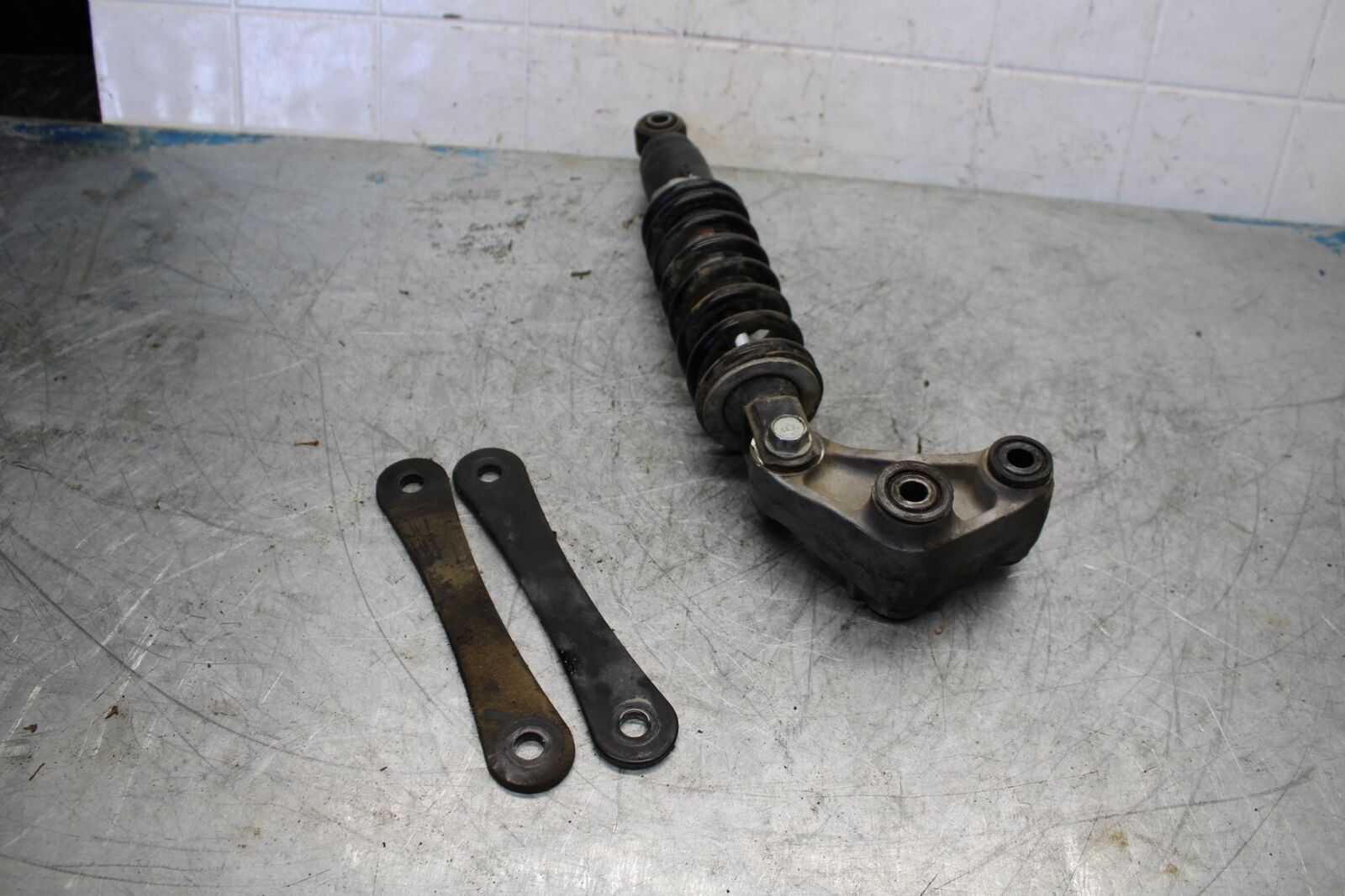 13-17 KAWASAKI NINJA 300 REAR DOGBONE WITH SHOCK LINKAGE LINK  BB429
