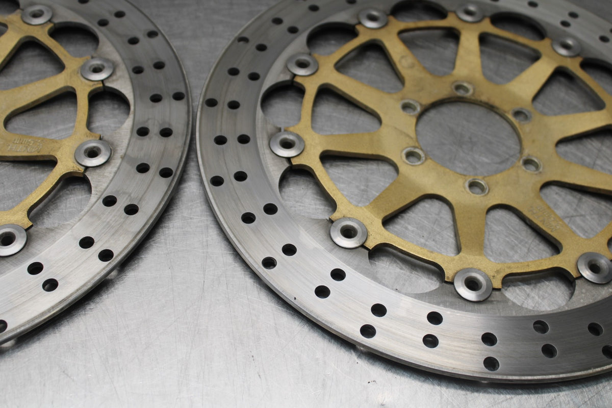 05 DUCATI SUPERSPORT 800 FRONT LEFT RIGHT BRAKE ROTORS DISCS BB913