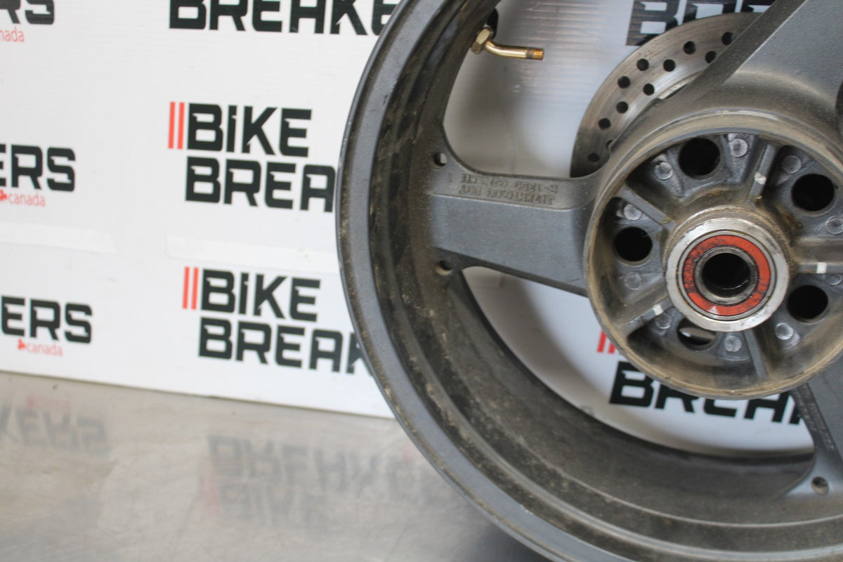 00-05 KAWASAKI NINJA ZX12R REAR WHEEL BACK RIM & ROTOR BB892