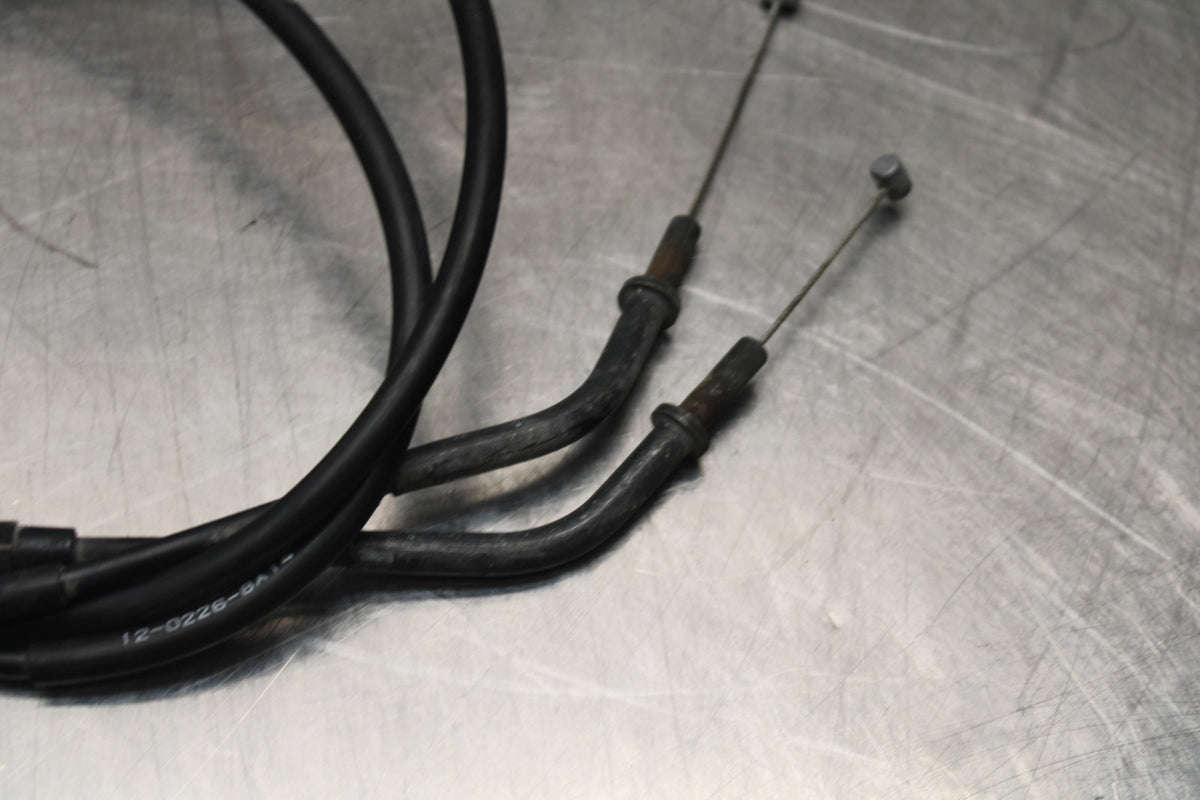 08 KAWASAKI NINJA 650 EX650 THROTTLE CABLES LINES BB797