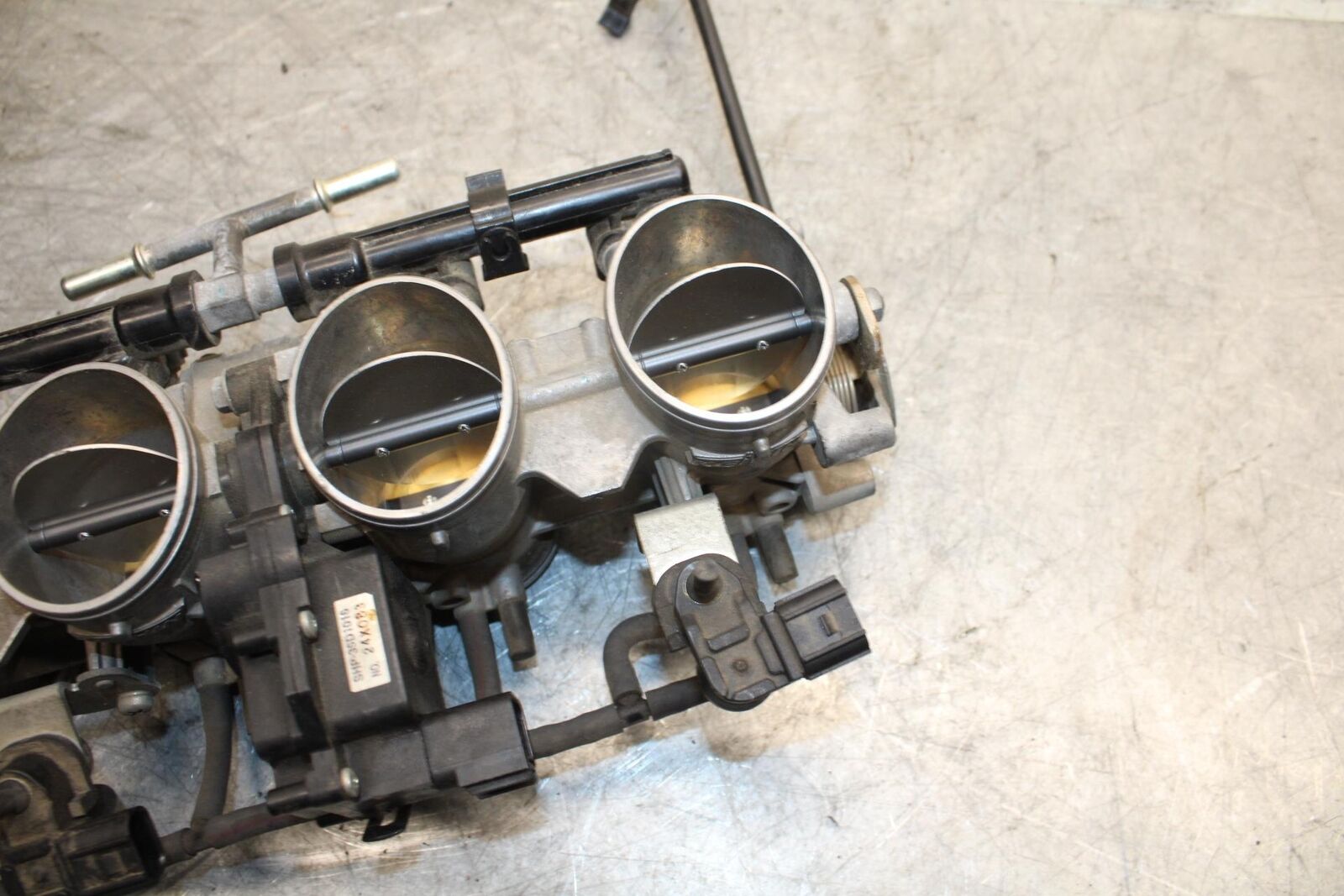 2009 Kawasaki Ninja ZX6R ZX600R MAIN FUEL INJECTORS / THROTTLE BODIES BB538