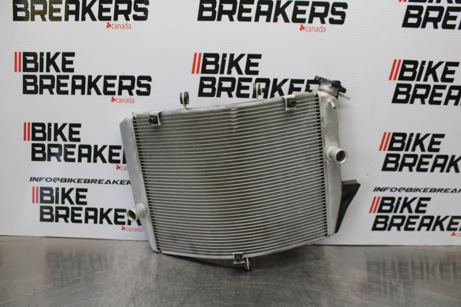 21-23 KAWASAKI NINJA ZX6R ENGINE RADIATOR MOTOR COOLER COOLING RADIATER BB179