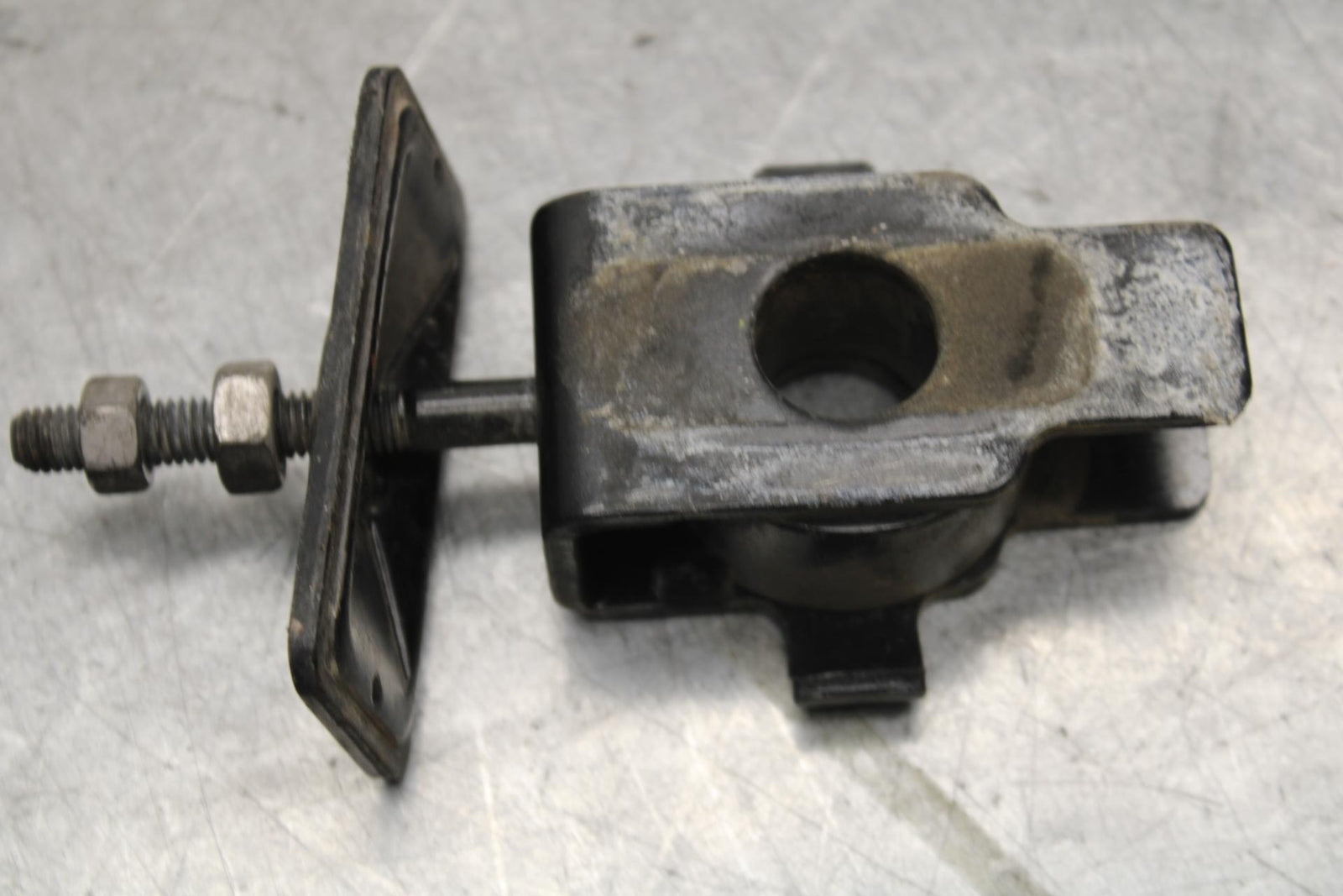 2008 Honda CBF1000 SWINGARM CHAIN TENSIONER ADJUSTMENT BRACKET SET PAIR  BB641