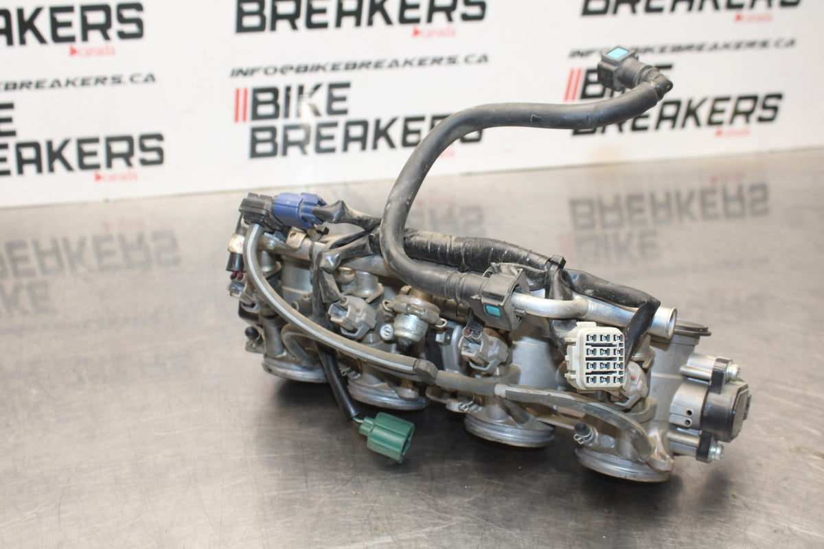 07-08 YAMAHA YZF R1 MAIN FUEL INJECTORS / THROTTLE BODIES BB771