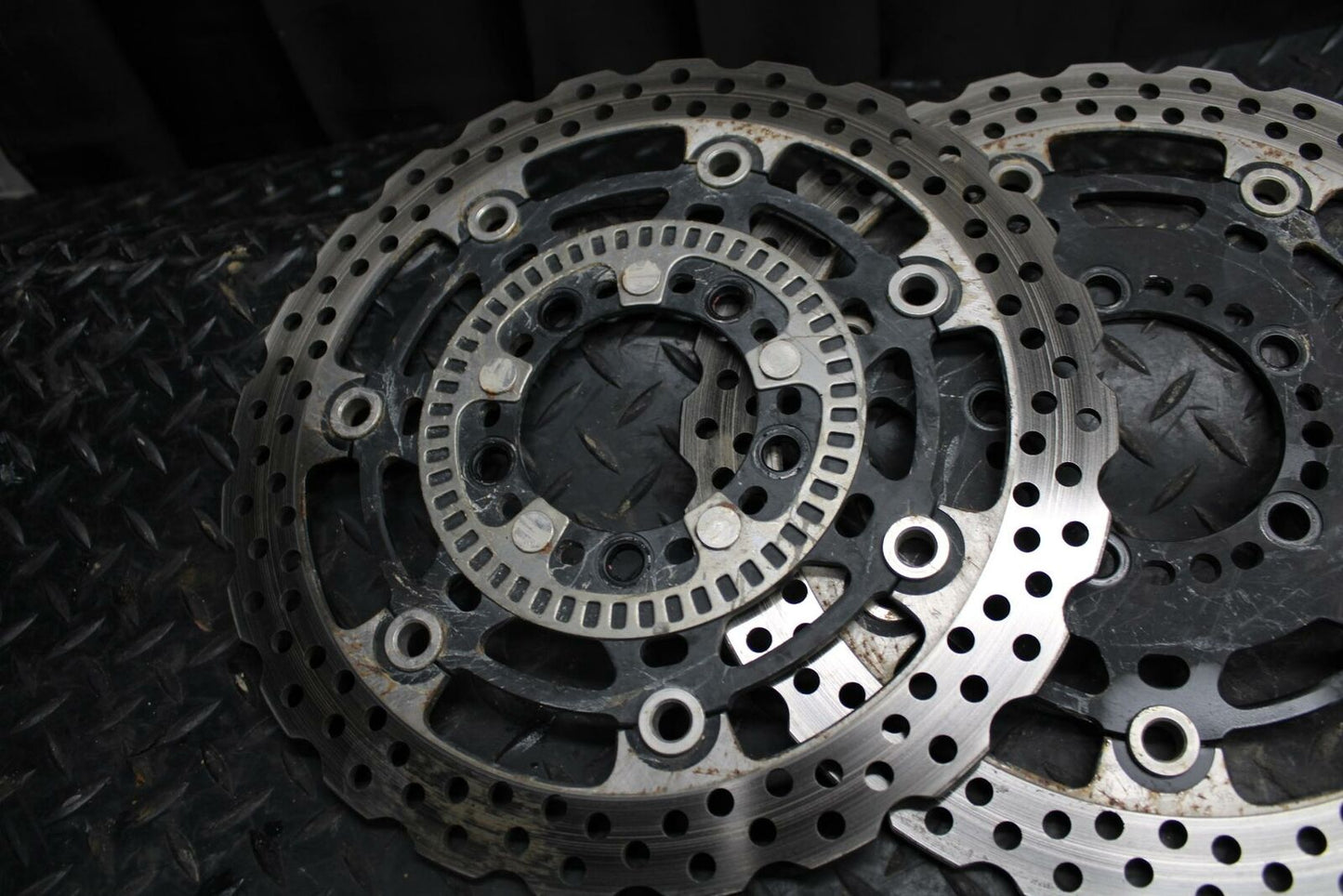 12-17 KAWASAKI NINJA 650  LEFT RIGHT BRAKE ROTORS DISCS 41080-0161-32L BB211