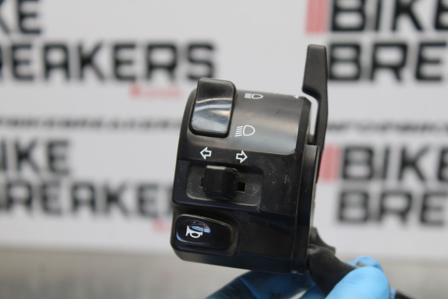 08-18 KAWASAKI KLR650 LEFT CLIP ON HANDLE HORN SIGNALS SWITCH SWITCHES BB183