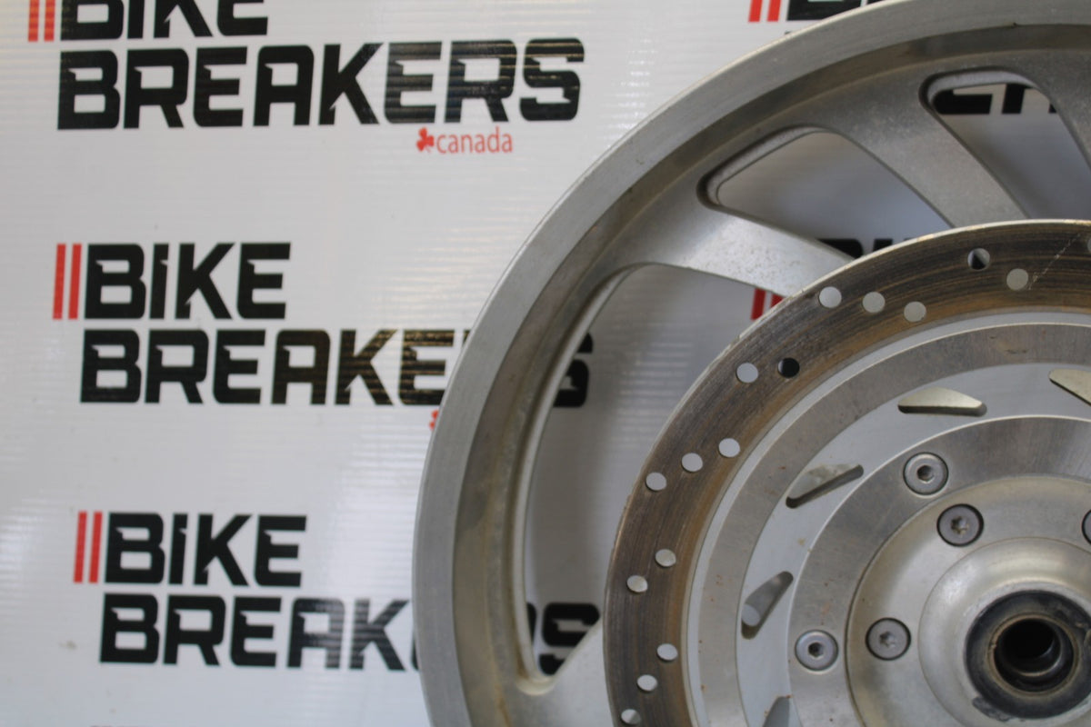 03-08 HONDA VTX1300C FRONT WHEEL FRONT RIM & ROTOR BB868