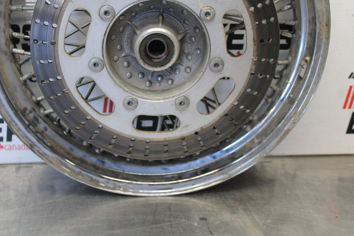 02 KAWASAKI VULCAN 800 VN800B CLASSIC FRONT WHEEL FRONT RIM BB862