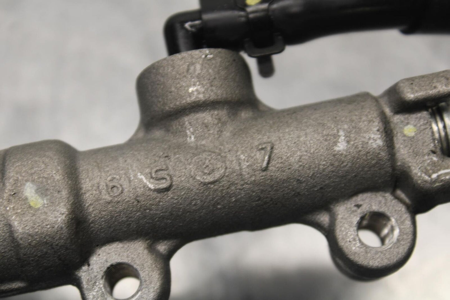 12-17 KAWASAKI ER-6N Z650 REAR BACK BRAKE MASTER CYLINDER W RESERVOIR BB607