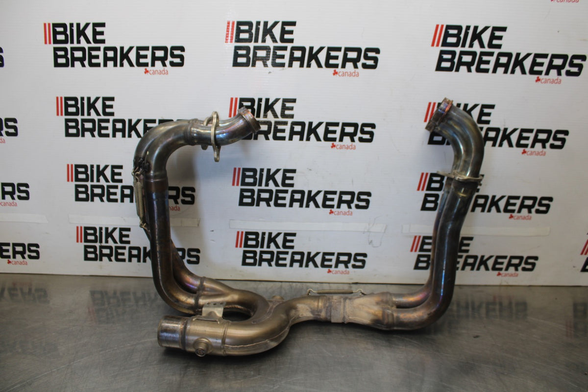 16 APRILIA TUONO V4 1100 EXHAUST HEADER PIPES MANIFOLD BB905
