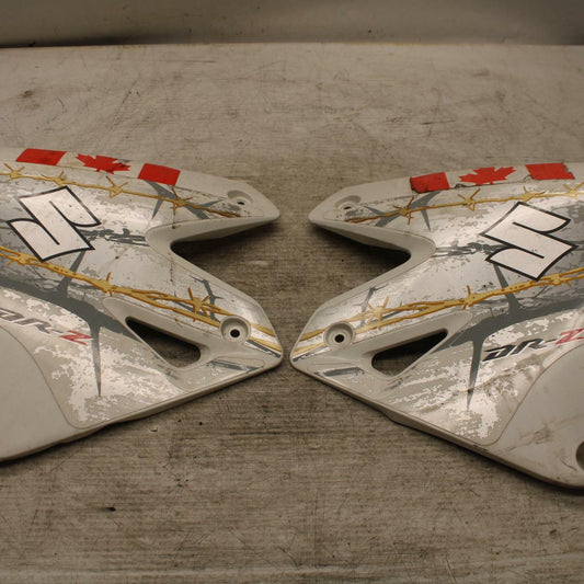 05-21 SUZUKI DRZ400SM RADIATOR SHROUDS COVERS SET BB376