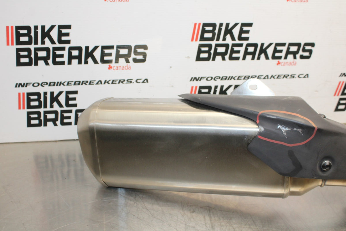 24-25 KAWASAKI NINJA ZX4R FULL EXHAUST SYSTEM HEADERS PIPE MUFFLER BB840