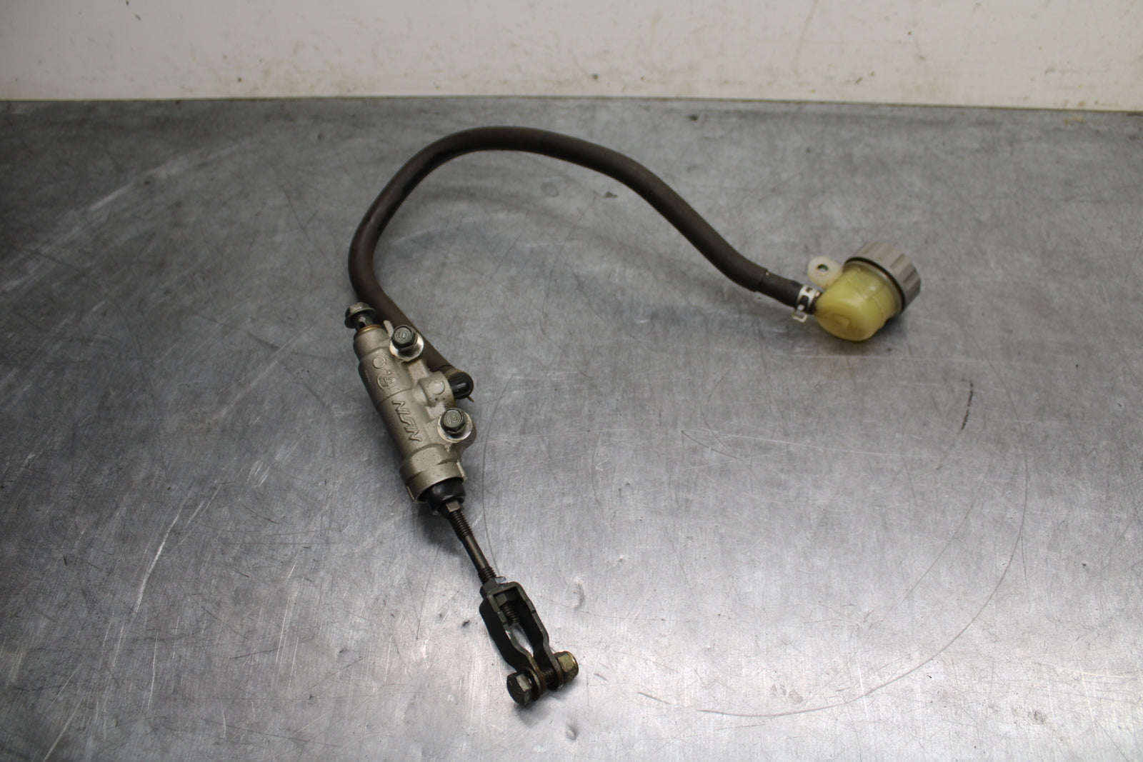 03-06 SUZUKI QUADSPORT Z400 REAR BACK BRAKE MASTER CYLINDER W RESERVOIR BB126