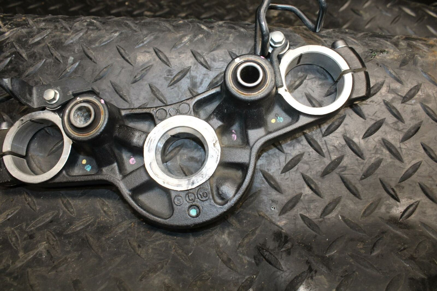 12-17 KAWASAKI NINJA 650 FORKS UPPER TRIPLE TREE CLAMP 44039-0121-18R BB211