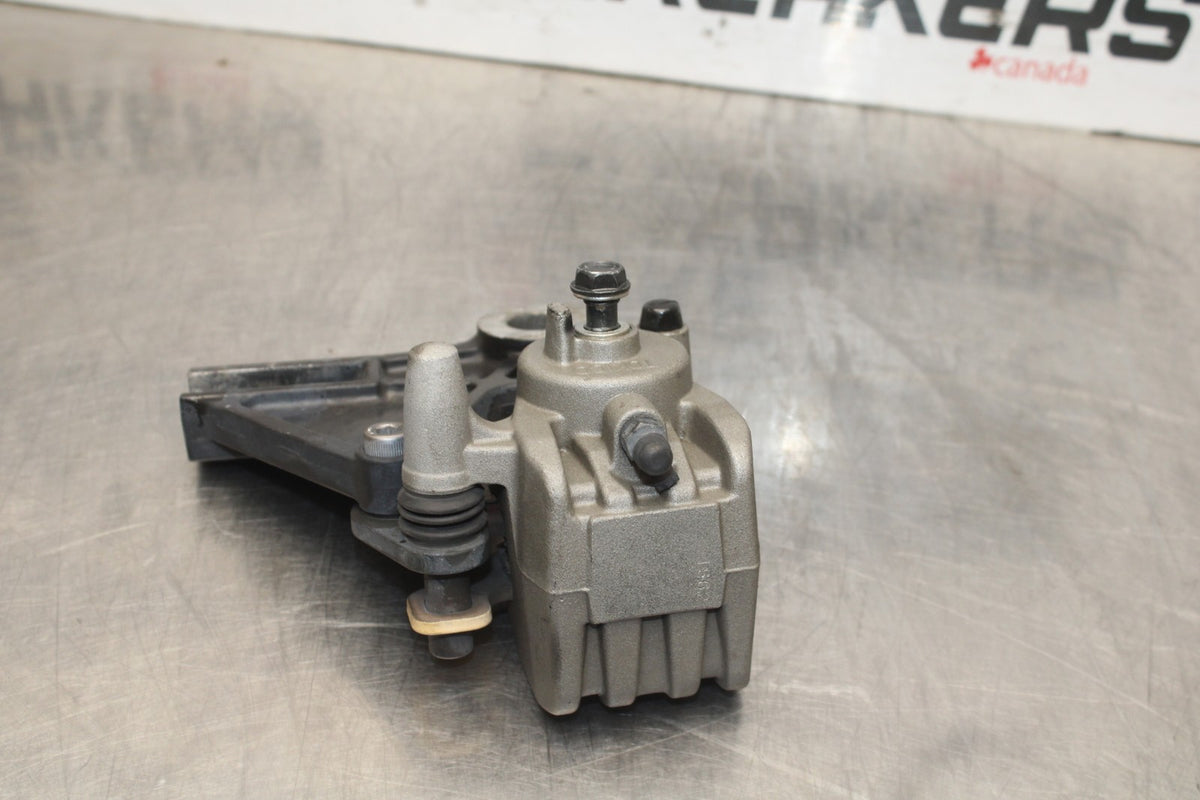 08 KAWASAKI NINJA 650 EX650 REAR BACK BRAKE CALIPER W MOUNT BRACKET BB797