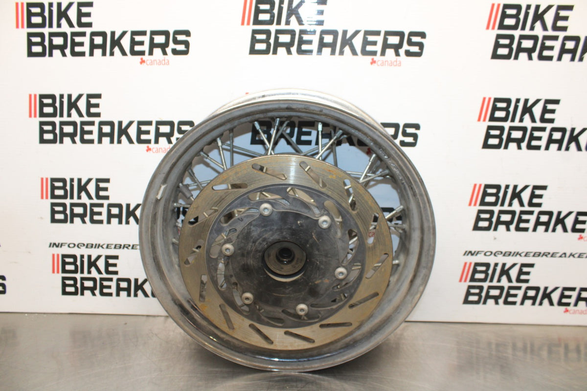 99-09 YAMAHA V STAR 1100 REAR WHEEL BACK RIM & ROTOR BB853