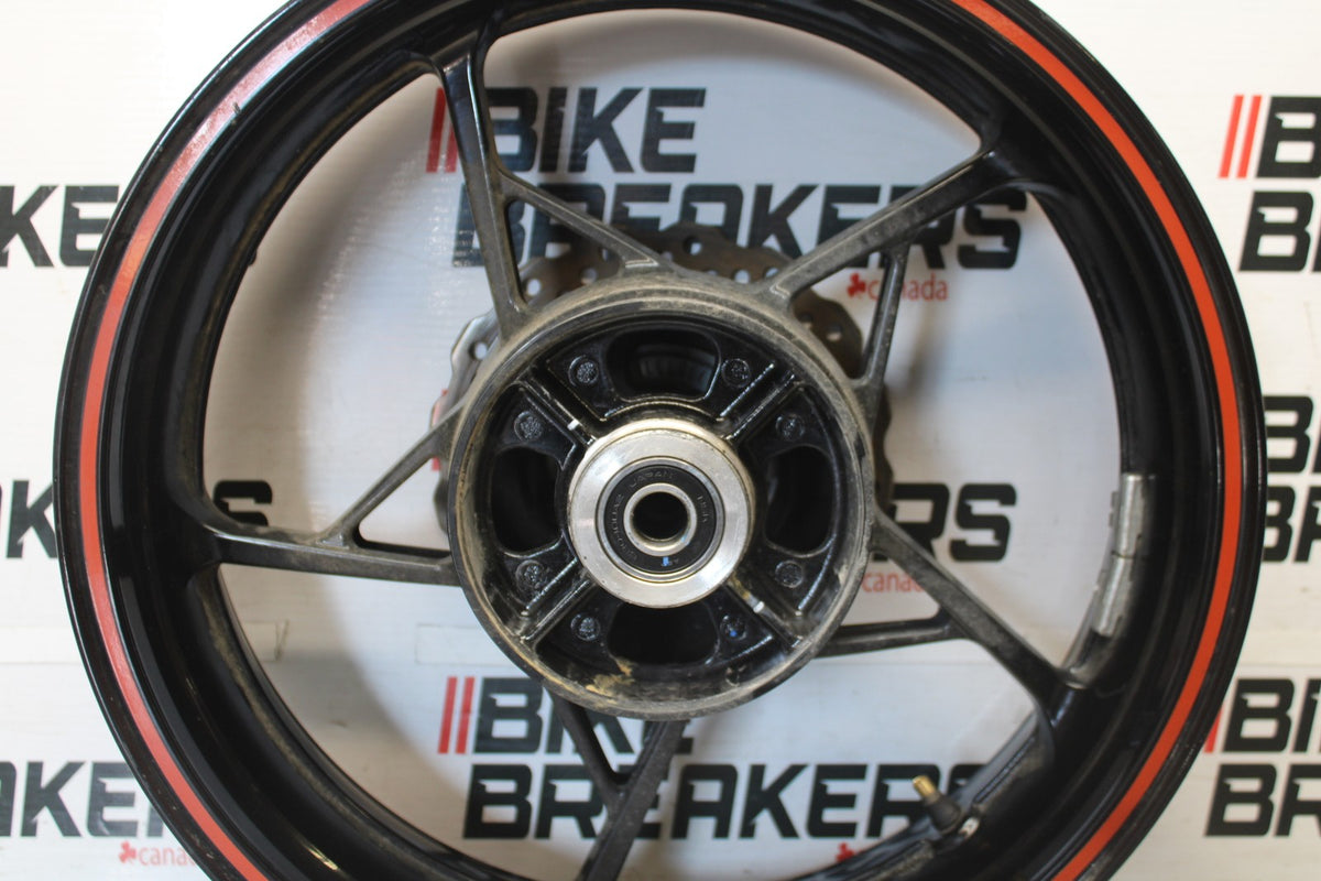23 KAWASAKI NINJA 650 EX650 REAR WHEEL BACK RIM & ROTOR BB920