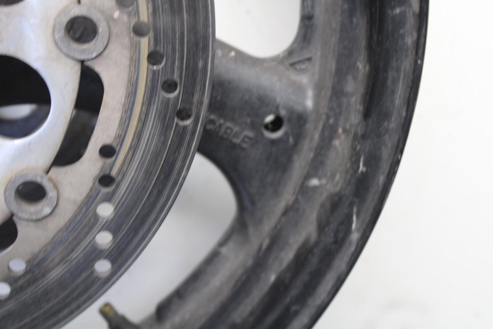1995 Suzuki RF600R FRONT WHEEL AND LEFT RIGHT BRAKE ROTORS DISCS BB615