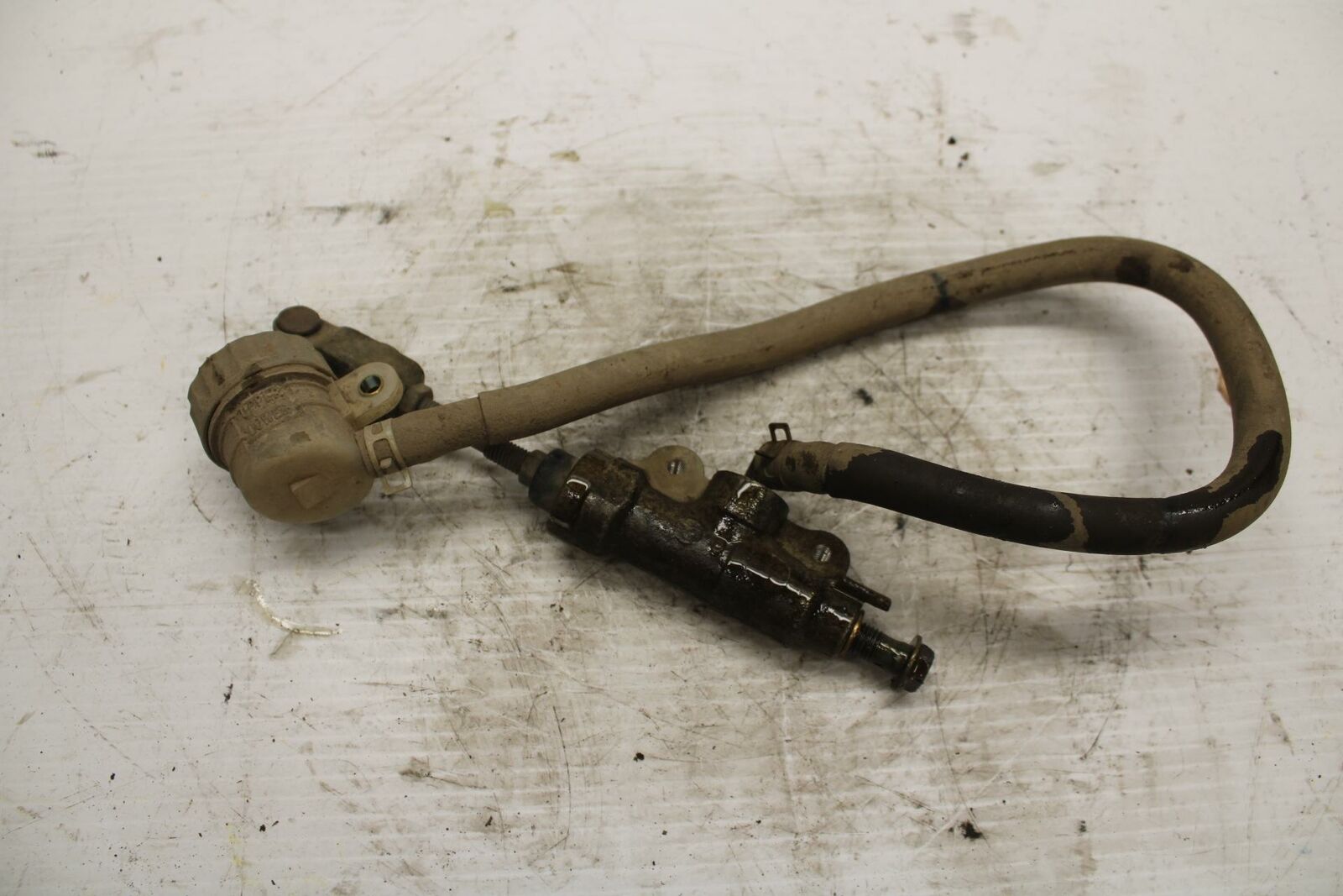 03-06 SUZUKI QUADSPORT Z400 REAR BACK BRAKE MASTER CYLINDER W RESERVOIR BB256