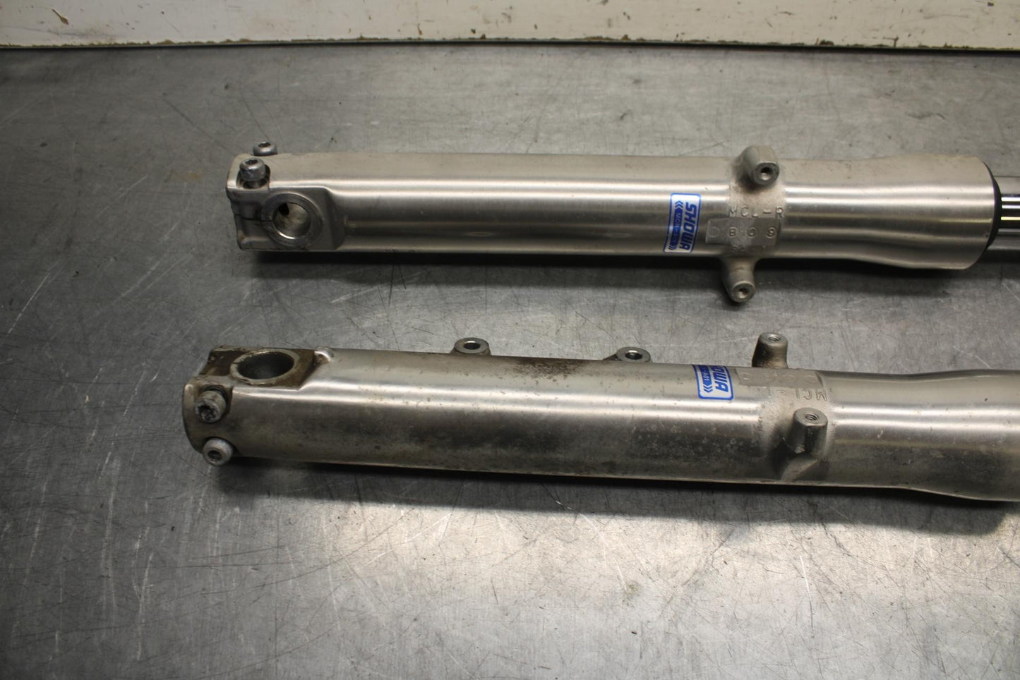 01-02 HONDA SHADOW SPIRIT 750 FRONT FORKS SHOCK SUSPENSION SET PAIR BB632