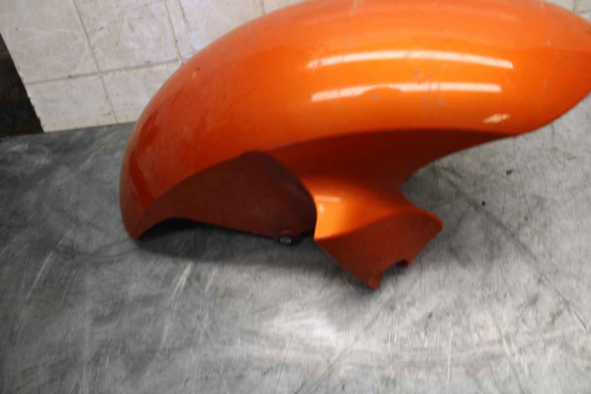 2009 Yamaha YZF R6 ORANGE FRONT WHEEL FENDER COWL FAIRING BB532
