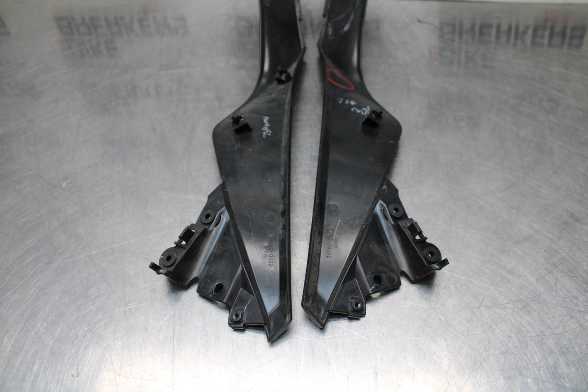 13-17 KAWASAKI NINJA 300 EX300 ABS RIGHT LEFT GAS TANK PANELS COVERS TRIM BB187