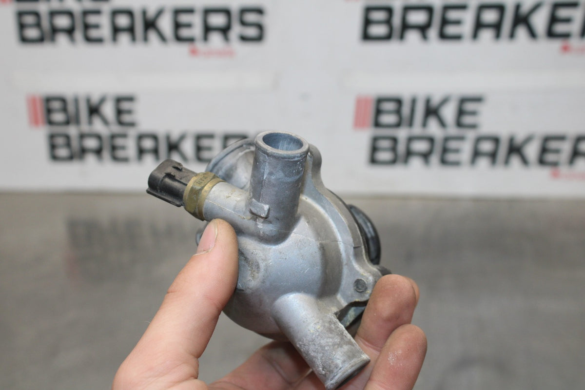 08 KAWASAKI VULCAN 1600 VN1600D NOMAD THERMOSTAT W HOUSING ASSEMBLY BB904