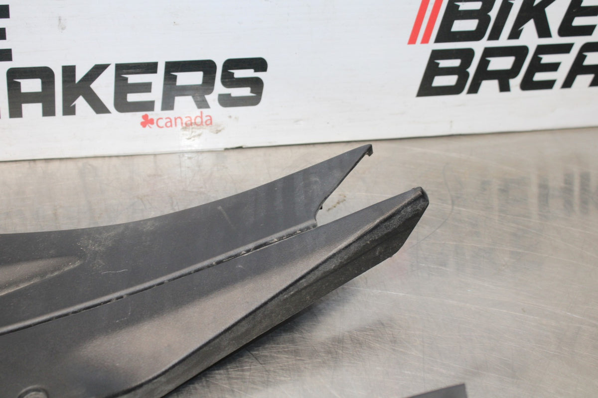 05-06 KAWASAKI NINJA ZX6R RIGHT LEFT GAS FUEL TANK PANELS COVERS TRIM COWL BB877