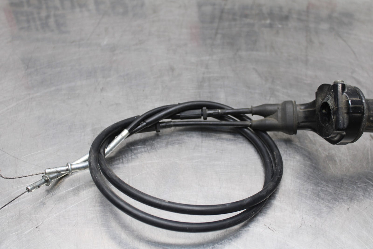 98 KAWASAKI NINJA ZX6 THROTTLE CABLE HOUSING & CABLES LINES BB870