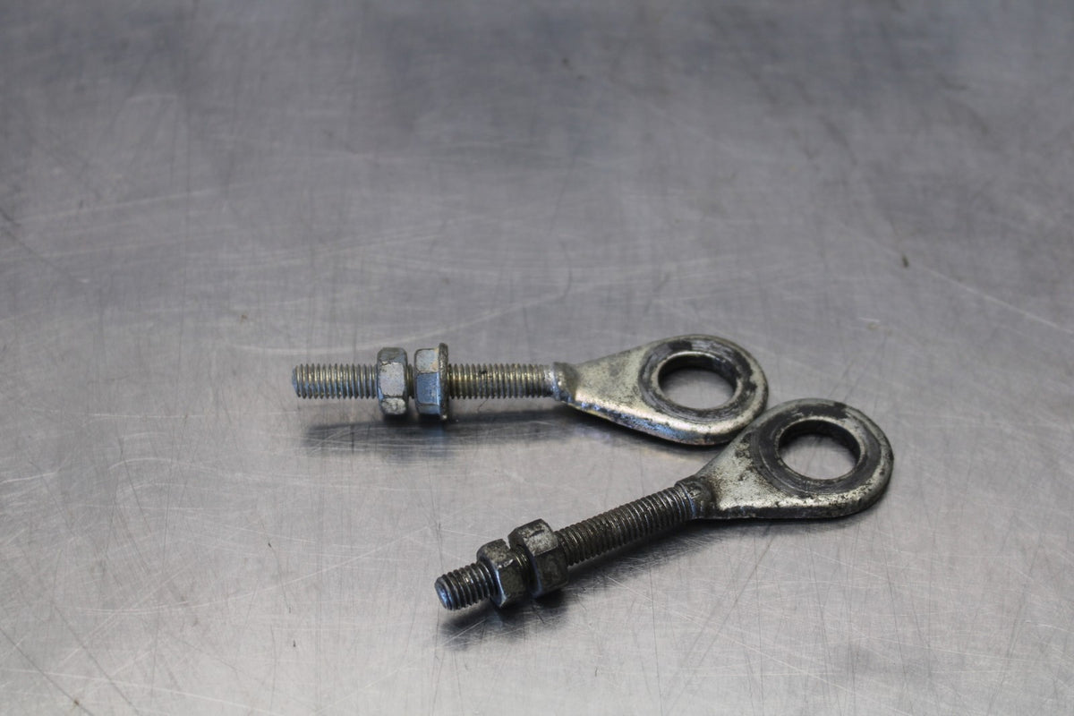 02 KAWASAKI VULCAN 800 VN800B CLASSIC SWINGARM CHAIN TENSIONER ADJUSTMENT BB862