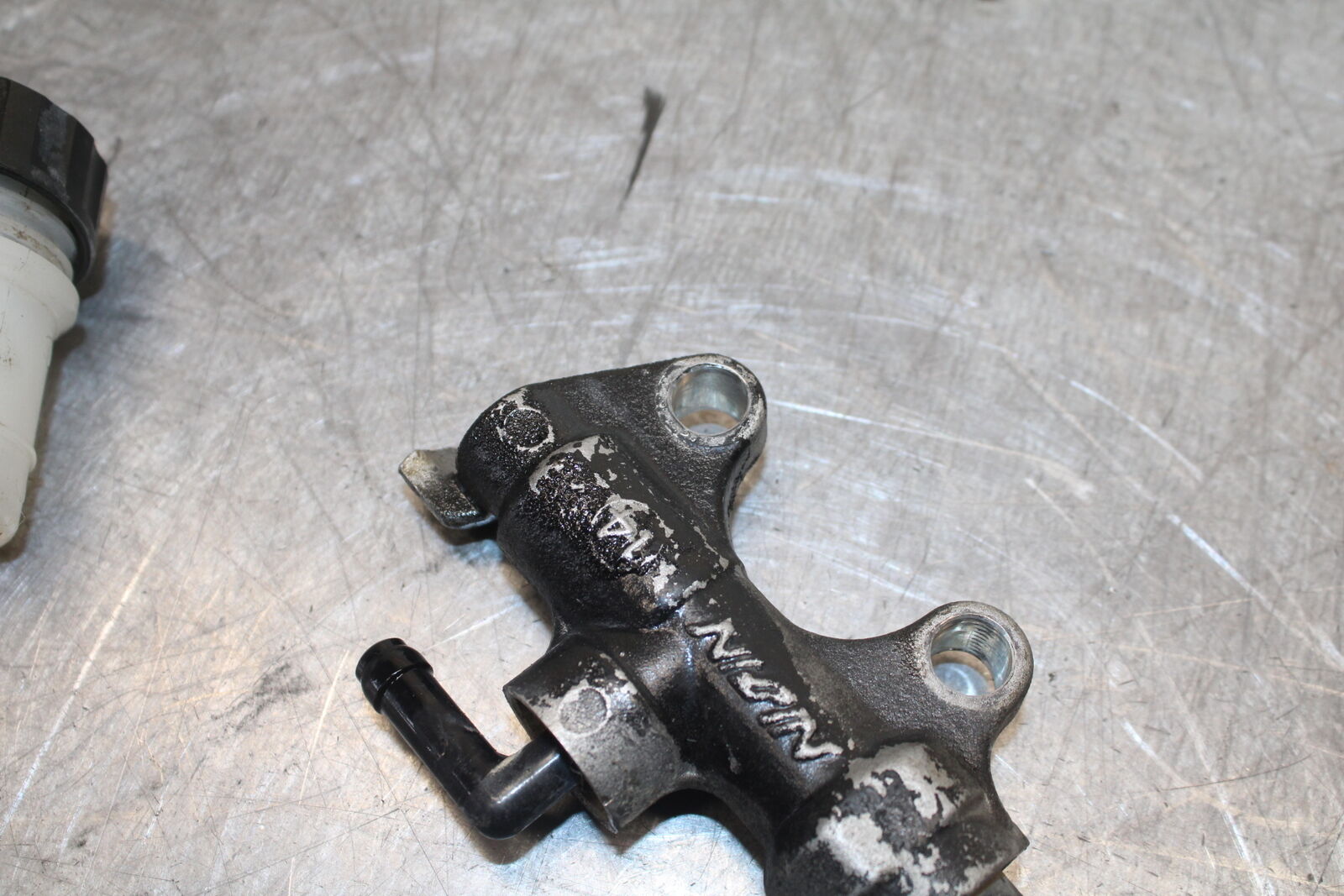 08-18 KAWASAKI KLR650 REAR BACK BRAKE MASTER CYLINDER W RESERVOIR BB707