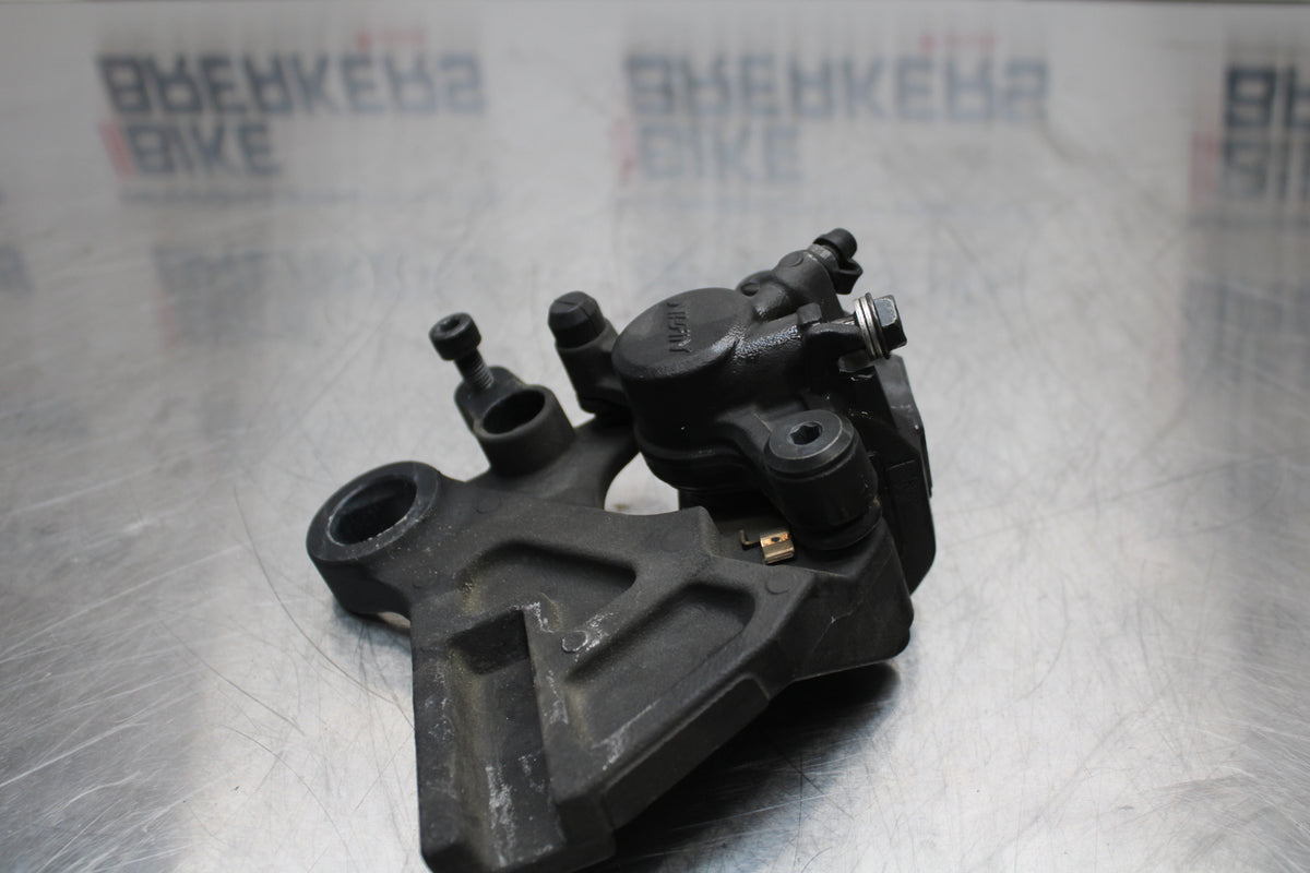 13-17 KAWASAKI NINJA ZX6R ZX636 ABS BACK BRAKE CALIPER W MOUNT BRACKET BB143