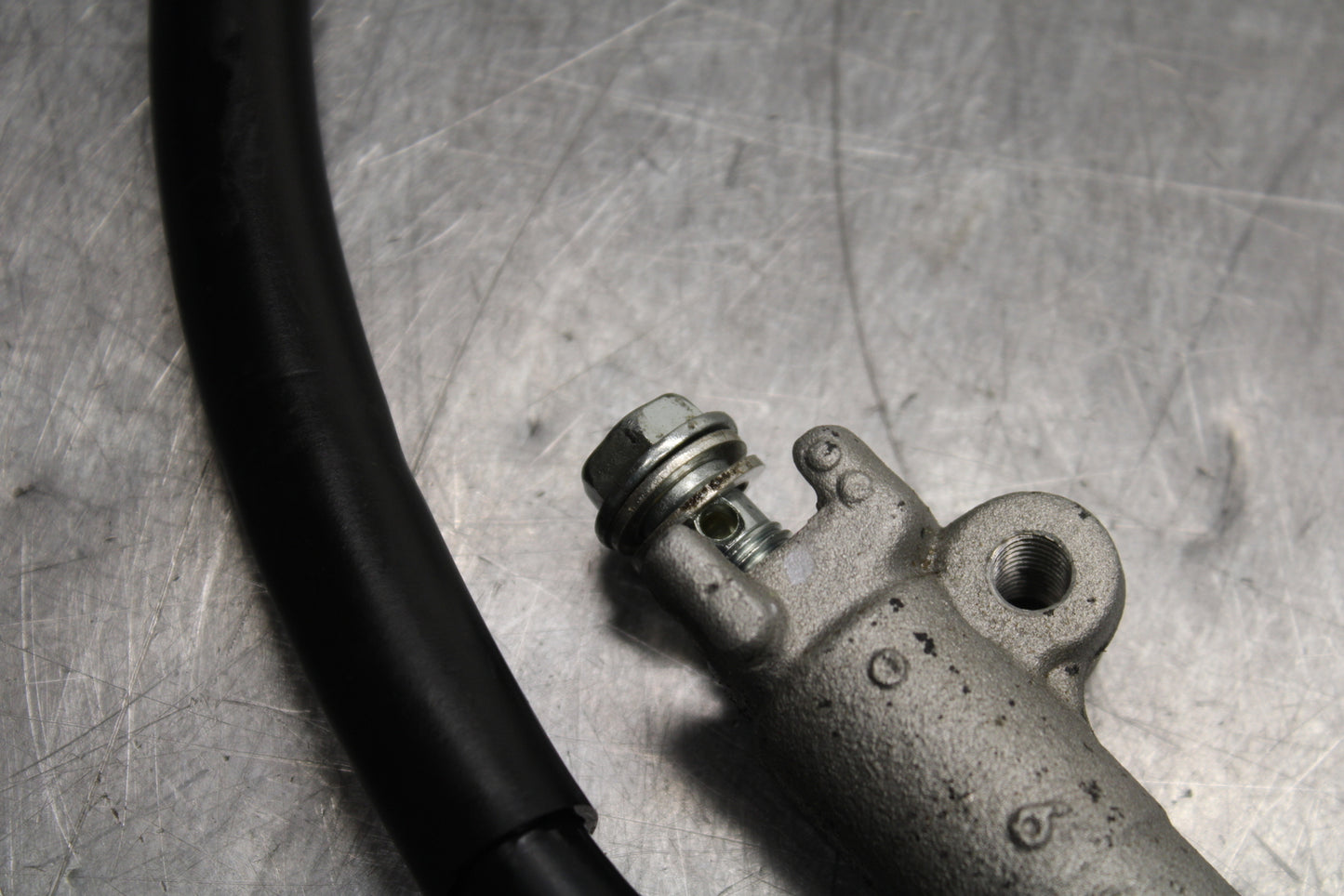 12-17 KAWASAKI NINJA 650 REAR BACK BRAKE MASTER CYLINDER W RESERVOIR BB129