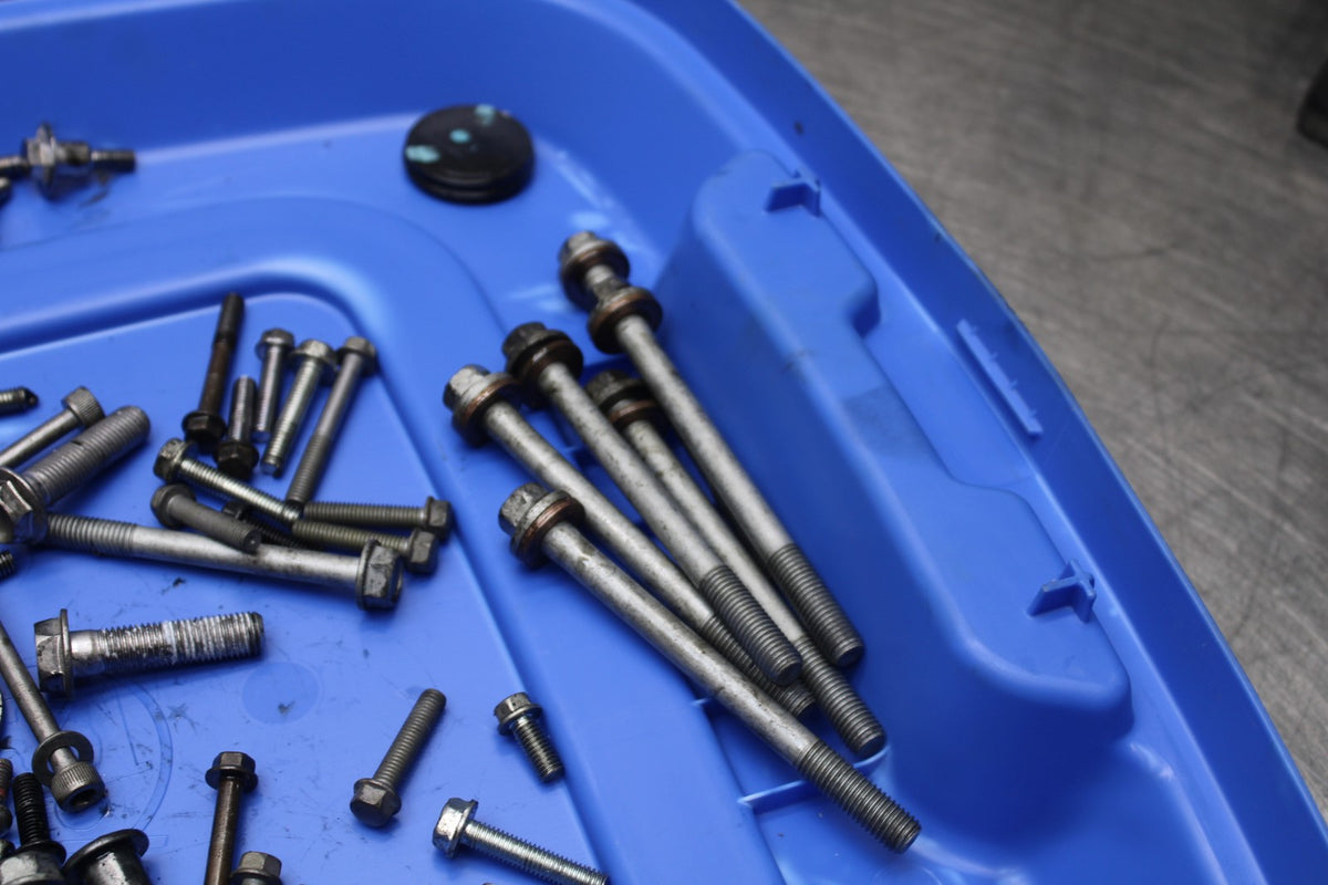 24 KAWASAKI NINJA 500 ABS ENGINE MOUNTING BOLTS HARDWARE MOTOR SCREWS BB818