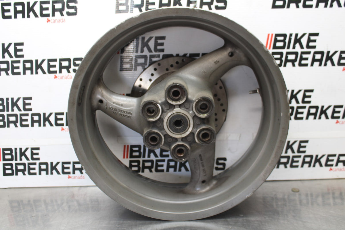 05 DUCATI SUPERSPORT 800 REAR WHEEL BACK RIM & ROTOR BB913