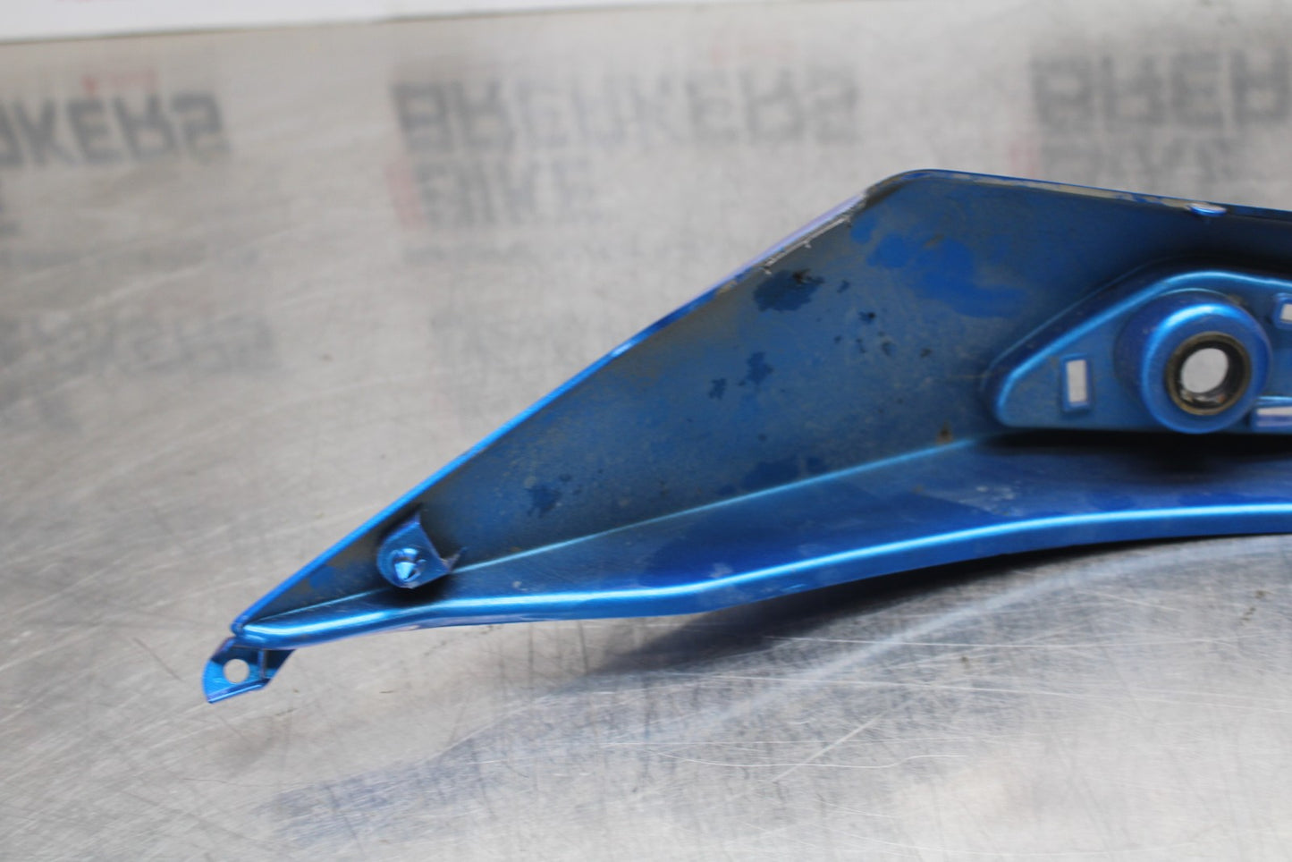 09-10 KAWASAKI ER-6N LEFT REAR BACK TAIL FAIRING COWL SHROUD BB205