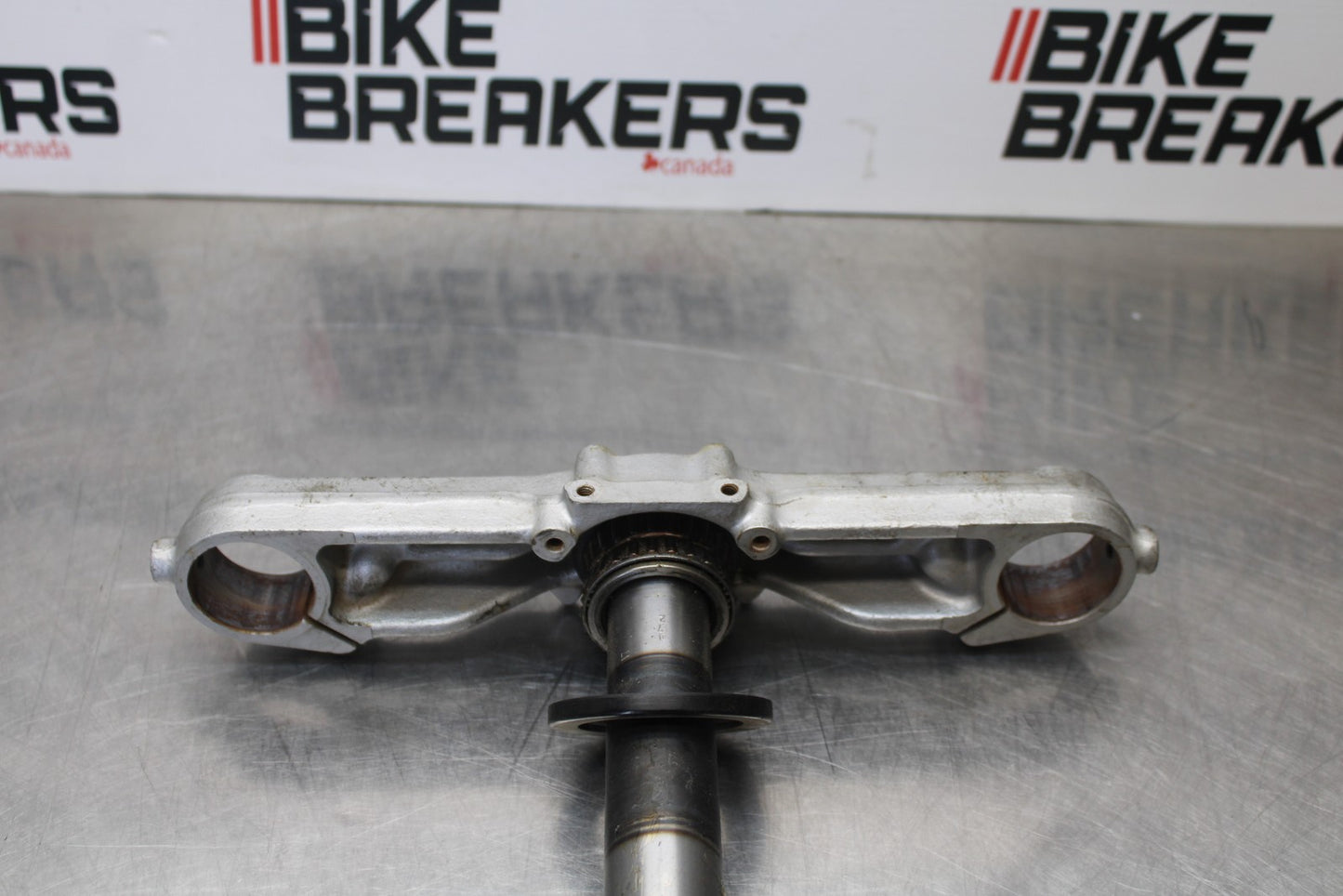 03-08 KAWASAKI VULCAN 1600 FRONT FORKS CLAMP LOWER TRIPLE TREE STEM BB196