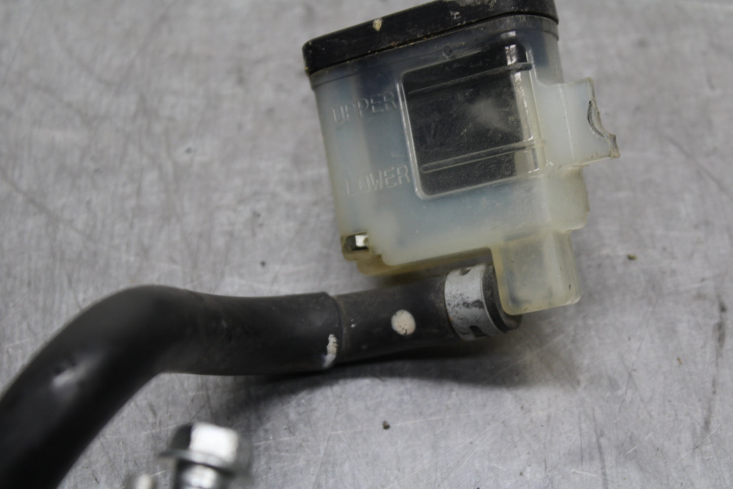 08-10 SUZUKI GSXR750 REAR BACK BRAKE MASTER CYLINDER W RESERVOIR BB127