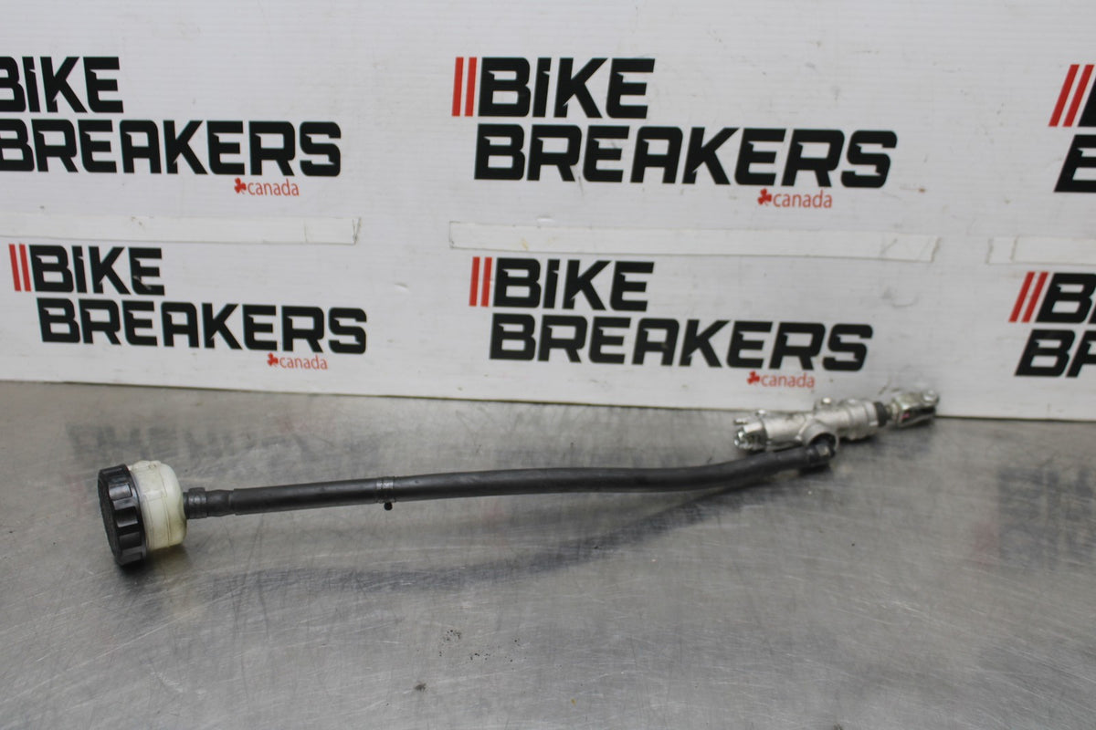 12 KAWASAKI NINJA 650 EX650E REAR BACK BRAKE MASTER CYLINDER W RESERVOIR BB926